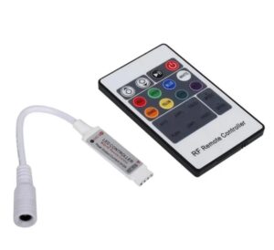 ATC Mini RF Ασύρματο RGB LED Τηλεχειριστήριο 5V-24V 12A