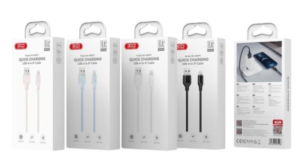 screenshot_2025-06-10_125308-photoroom.jpg XO NB291 Καλώδιο Φόρτισης & Μεταφοράς Δεδομένων Lightning Braided 6A Μαύρο