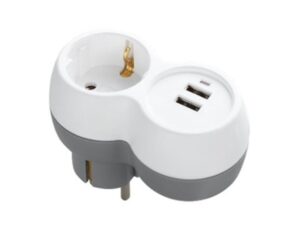 Technik Professional Πρίζα 1 Θέση + 2 USB-A 16A