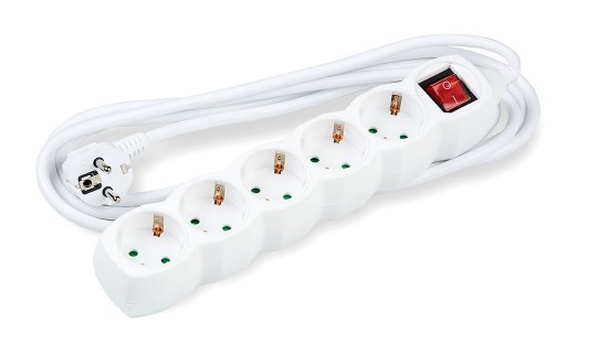Technik Πολύπριζο 5 Θέσεων 3x1,5mm 3m με Διακόπτη