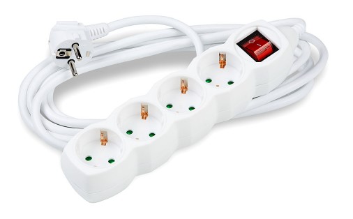 Technik Πολύπριζο 4 Θέσεων 3x1,5mm 1,5m με Διακόπτη