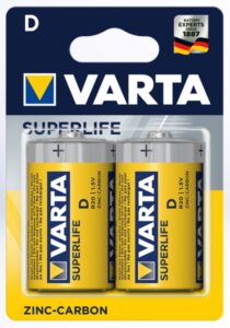 Varta Απλή R20 D (2τμχ)