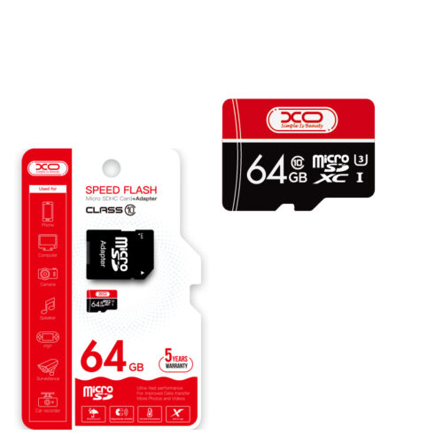 sd64.jpg XO Κάρτα Μνήμης 64GB CL10 Micro SD