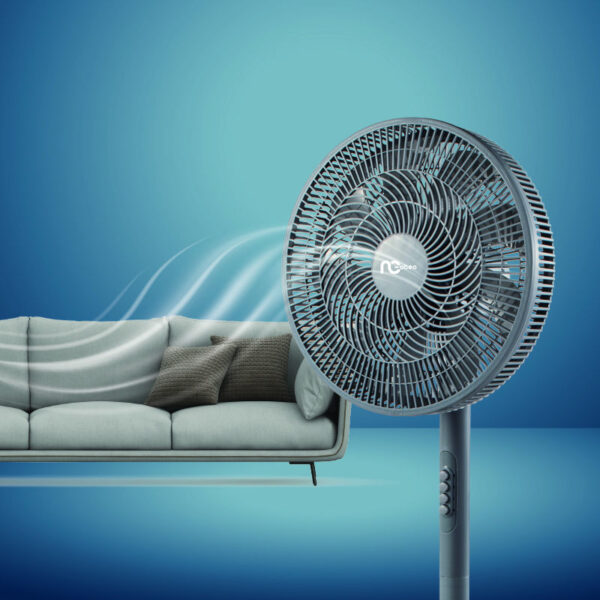 Ανεμιστήρας Ορθοστάτης ΝSF-80699 Neotec 16'' 40εκ. 9Φτερά Γκρι 2 σε 1