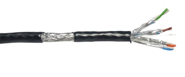 ATC-107 Στροφείο SFTP CAT7 CCA PVC Πορτοκαλί 100m