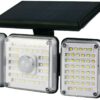 solar1.jpg Entac Ηλιακός Προβολέας Τοίχου 2.5W SMD CCT 5 Κεφαλές Φωτοκύτταρο και Τηλεχειριστήριο