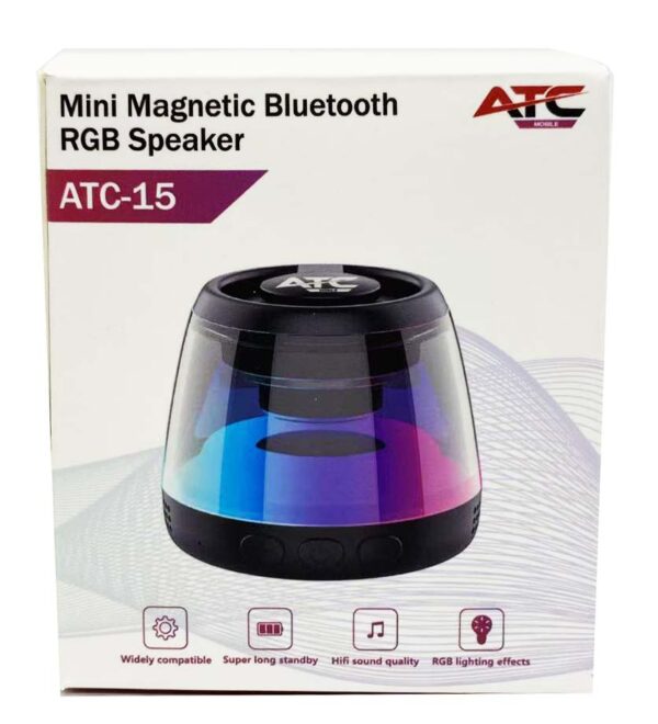 speakeratc_1_.jpg ATC-15 Mini Μαγνητικό Ηχείο Bluetooth RGB