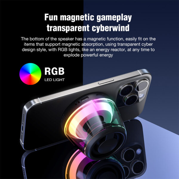 speakeratc_4_.jpg ATC-15 Mini Μαγνητικό Ηχείο Bluetooth RGB