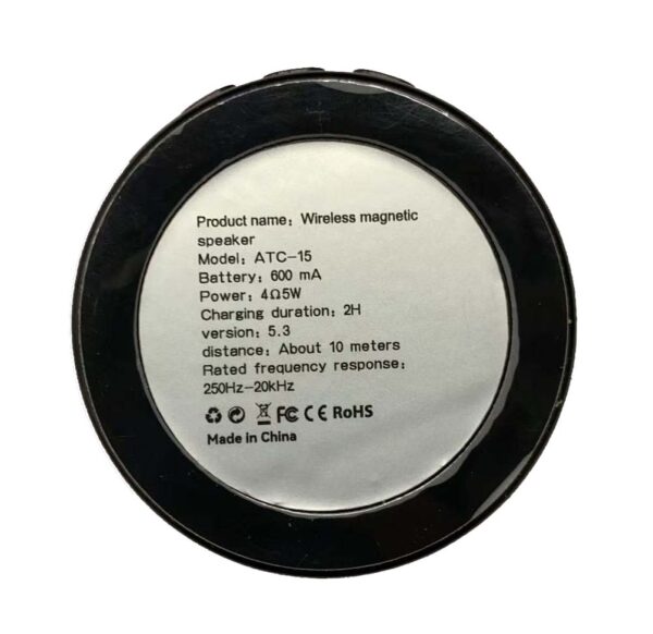 speakeratc_8_.jpg ATC-15 Mini Μαγνητικό Ηχείο Bluetooth RGB