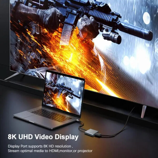 Type-C σε 8K DP USB3.0 PD