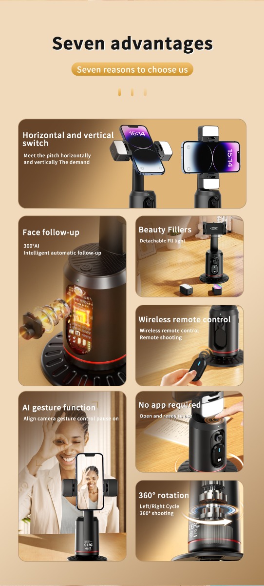 XO SS16 Bluetooth tracking selfie stick