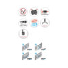 sw411h-barkan-13-83-_0002329.jpeg Βάση Τηλεόρασης Δαπέδου SW411H Barkan 13" - 83" με Κλίση και Ροδάκια