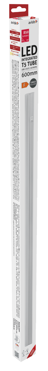 Avide LED Πάγκου Κουζίνας 9W 600mm Θερμό 3000K με Πρίζα