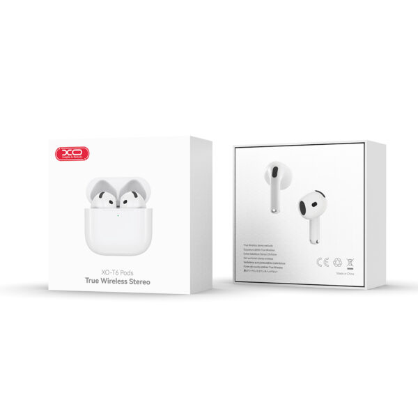 XO T6 Ασύρματα Ακουστικά Earbuds 6ης Γενιάς Standard Edition