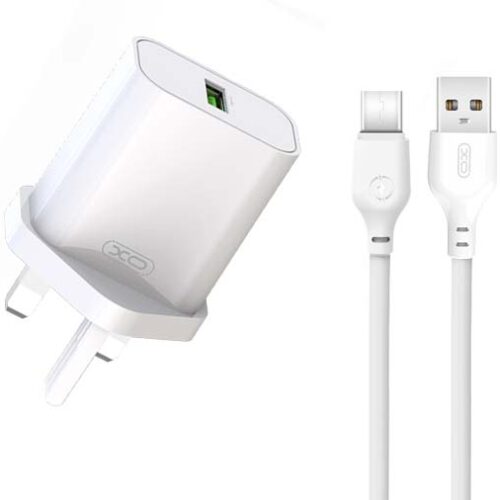 XO L103 (UK) QC3.0 18W Φορτιστής με Καλώδιο TYPE-C (NB103)