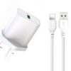 XO L103 (UK) QC3.0 18W Φορτιστής με Καλώδιο Lightning (NB103)