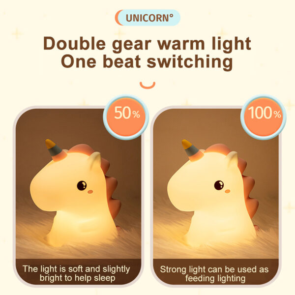 unicorn_6_.jpg ATC LED Μονόκερος Φωτάκι Νυκτός Σιλικόνης