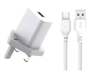 XO L99 (UK) Φορτιστής με Καλώδιο Micro 2.4A