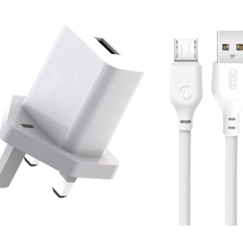 XO L99 (UK) Φορτιστής με Καλώδιο Micro 2.4A