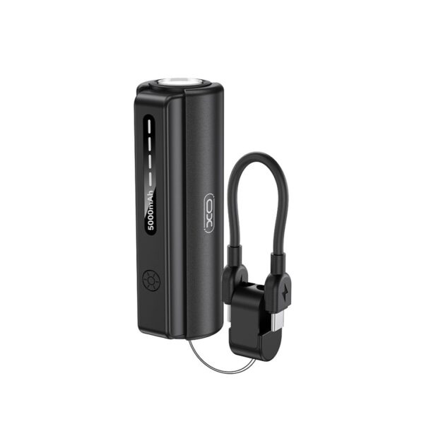 untitled_design_20_.jpg XO PR281 Mini Powerbank 5000mAh με Ενσωματωμένο Φακό και Καλώδιο Φόρτισης Type-C