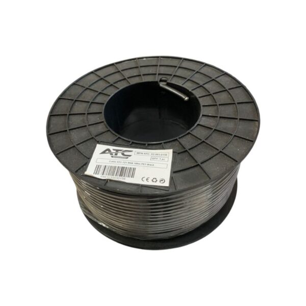 Καλώδιο ATC-721 RG6 100μ PET Μαύρο