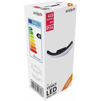 up.jpg Avide Εξωτερικό Φωτιστικό Τοίχου Venice UP LED 9W Λευκό 4000K IP54