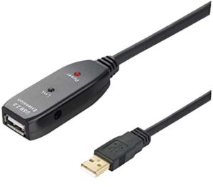 ATC Καλώδιο USB 2.0 Προέκταση Αρσ. / Θηλ. 10m Μαύρο