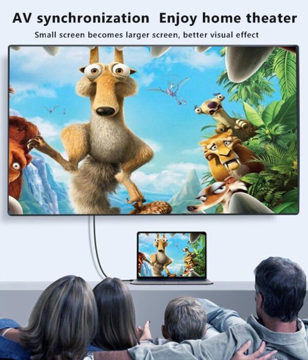 Καλώδιο Type-C σε HDTV 4Kx2K 30HZ 1.8m