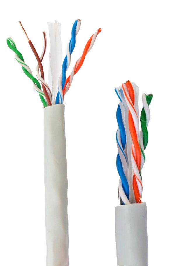 utp_cat6_white.jpg ATC Στροφείο Δικτύου ATC-613 UTP CAT6 305m Γκρί Εσωτερικό