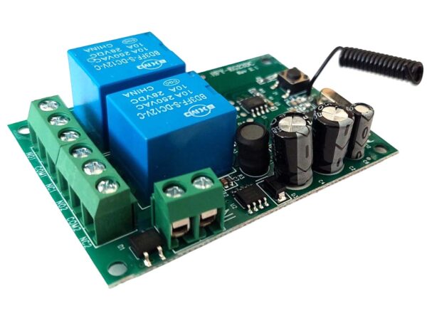 Δικάναλος Δέκτης Εντολών KIT Με 2 Κοντρόλ KG1285V (12V εως 85V)