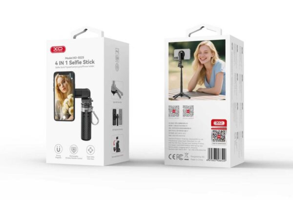 viber_2025-10-30_10-27-33-371.jpg XO SS25 Mini Πολυλειτουργικό Selfie Stick Bluetooth
