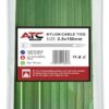 ATC Δεματικά 2.5x150mm Νάιλον Πράσινο 100τμχ Σακουλάκι