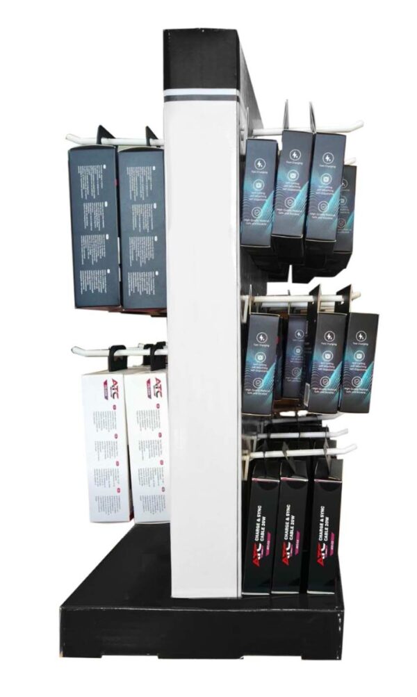 ATC Επιτραπέζιο Stand Προβολής Διπλής Όψης με Άγκιστρα 50cm