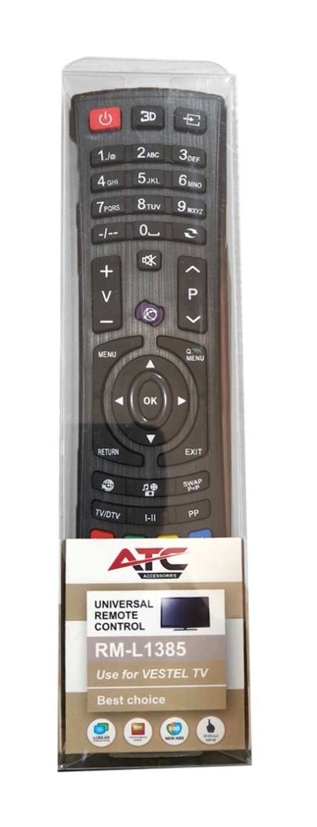 ATC Τηλεχειριστήριο Universal για Vestel Smart L 1385