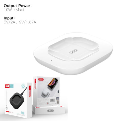 wx016white.jpg XO WX017 10W Ασύρματη Φόρτιση QC Άσπρο