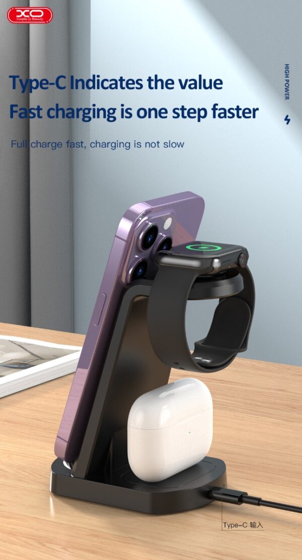 wx035__04.jpg WX035 3-in-1 Multi-function Wireless Charging Black
