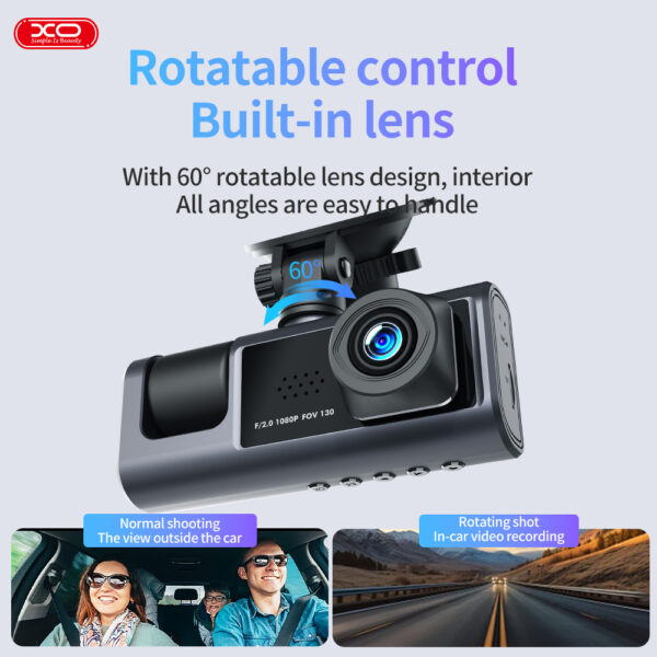 XO XJ03 Εμπρός και πίσω διπλή βιντεοκάμερα 1080 HD