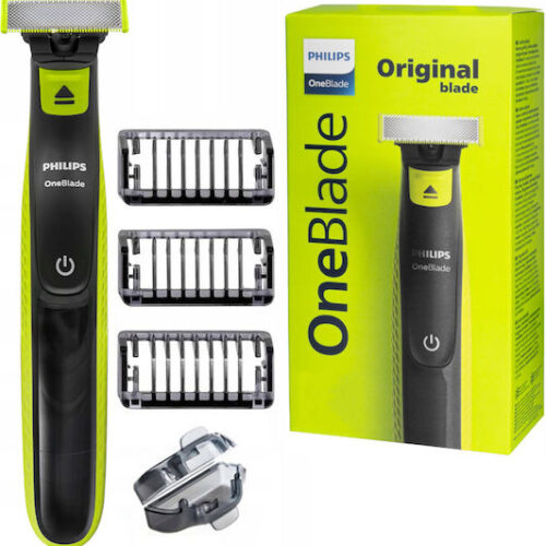 Philips Oneblade QP2724/10 Ξυριστική Μηχανή Προσώπου Επαναφορτιζόμενη / Με Καλώδιο