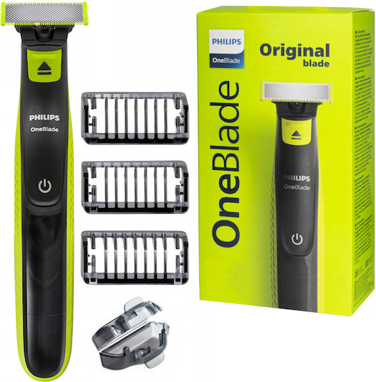 Philips Oneblade QP2724/10 Ξυριστική Μηχανή Προσώπου Επαναφορτιζόμενη / Με Καλώδιο