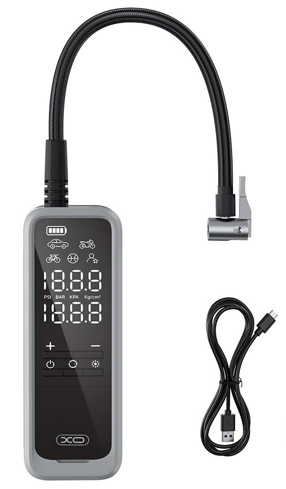 xo-cz018_x2_1.jpg XO CZ018 Smart Φορητή Ασύρματη Αντλία Φουσκώματος 5000 mAh 22 Κυλίνδρων
