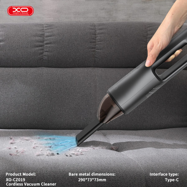 xo-cz019_x6.jpg XO CZ019 Smart Ασύρματη Ηλεκτρική Σκούπα Σπιτιού και Αυτοκινήτου 5000mAh