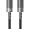 XO NB-Q282A Καλώδιο Σιλικόνης Type-c σε Lightning 30W Μαύρο