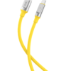 XO NB251 6A Καλώδιο Φόρτισης + Data για Type-C L=1m Κίτρινο