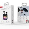 XO X50 Ακουστικά Bluetooth με Λειτουργίες ANC+ENC Dual Mic TWS & Smart LCD Οθόνη