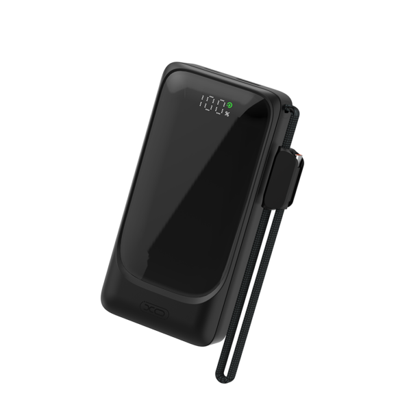 xo_pr282_5_.png XO PR282 Powerbank Ταχείας Φόρτισης 22.5W με Πρίζα & Λουράκι Type-C 10.000mAh
