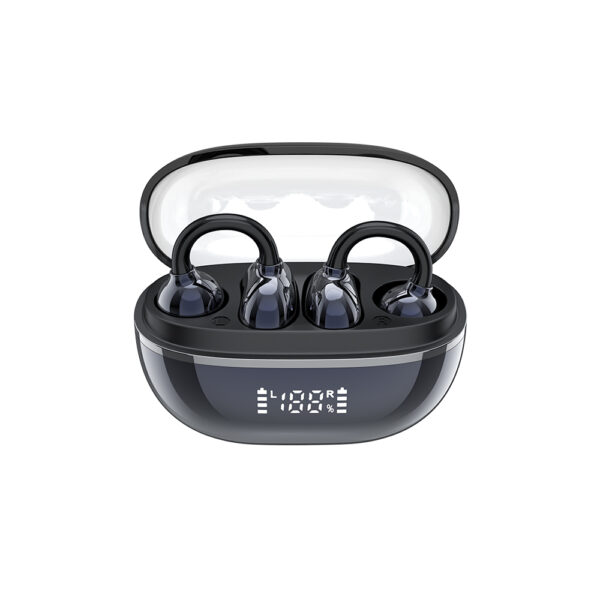 xog43_6_.jpg XO G43 Ακουστικά Bluetooth με Διαφανή Eπιμεταλλωμένο Σχεδιασμό OWS Μπλε