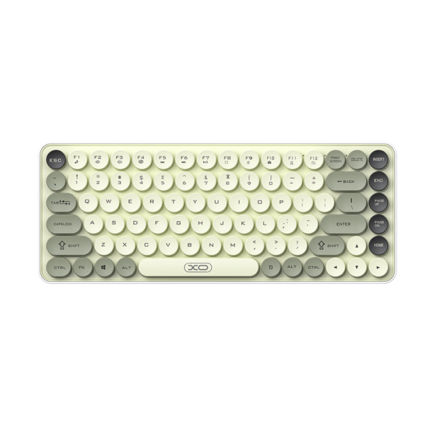 XO KB-12 Ασύρματο Πληκτρολόγιο Bluetooth Tri-Colour Γκρι
