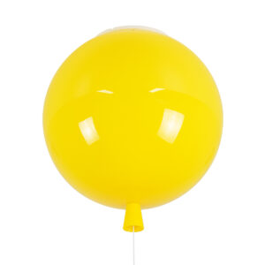 BALLOON 00651 Παιδικό Φωτιστικό Οροφής με Ντουί 1 x E27 AC 220-240V IP20 - Κίτρινο - Μ30 x Π30 x Υ33cm