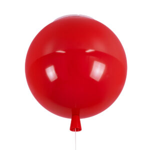 BALLOON 00652 Παιδικό Φωτιστικό Οροφής με Ντουί 1 x E27 AC 220-240V IP20 - Κόκκινο - Μ30 x Π30 x Υ33cm