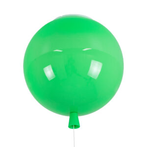 BALLOON 00653 Παιδικό Φωτιστικό Οροφής με Ντουί 1 x E27 AC 220-240V IP20 - Πράσινο - Μ30 x Π30 x Υ33cm